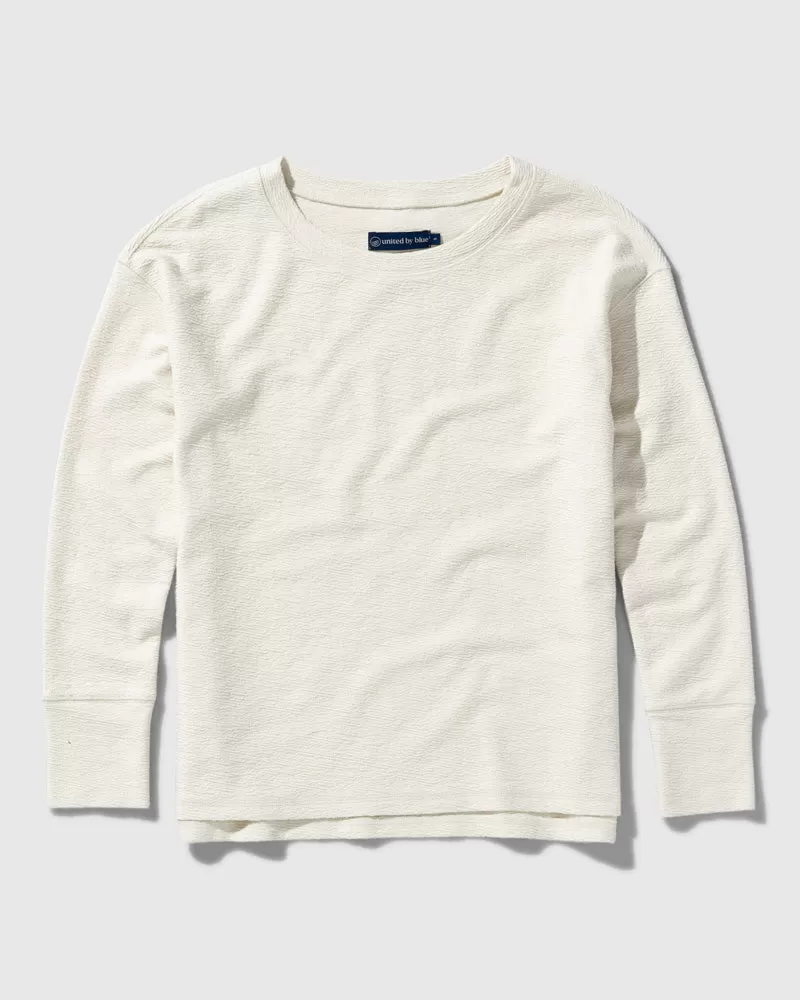 EcoKnit Textured Long-Sleeve Tee