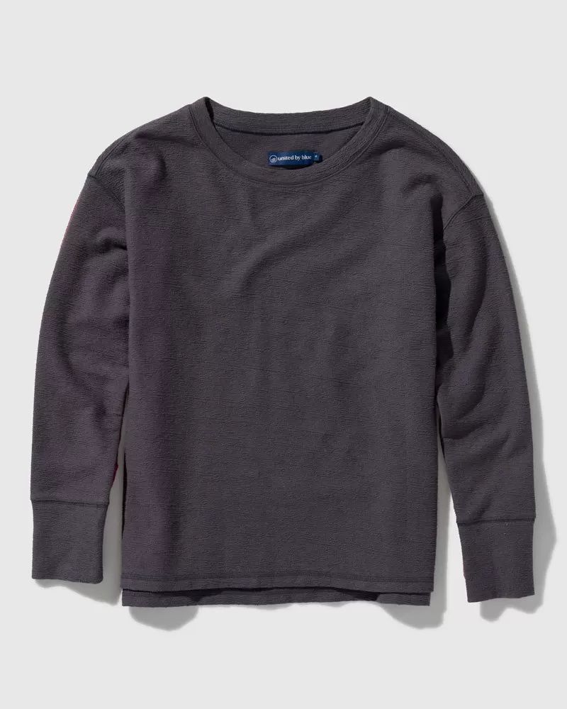 EcoKnit Textured Long-Sleeve Tee