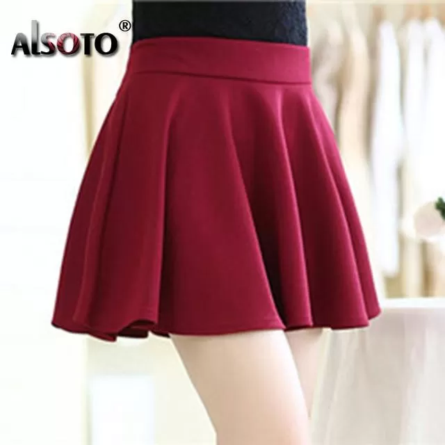 Elastic Mini Short Skirt