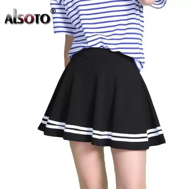 Elastic Mini Short Skirt