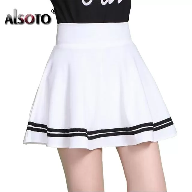 Elastic Mini Short Skirt