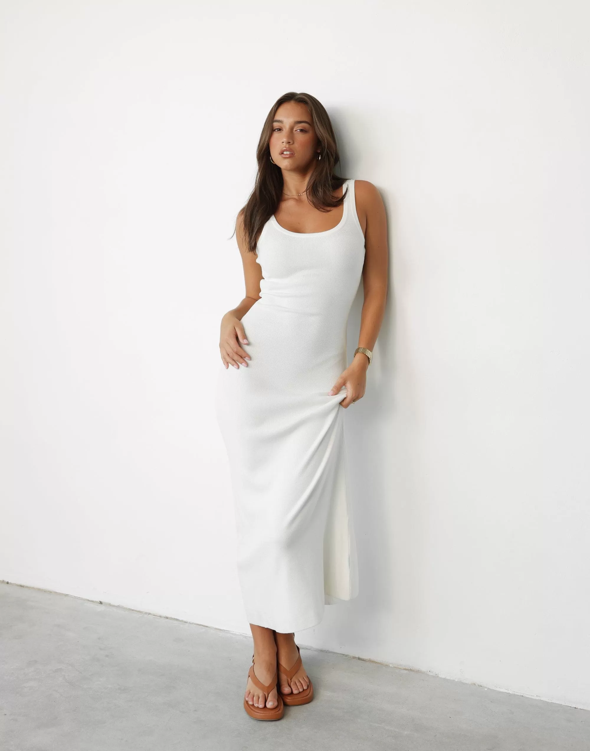 Enver Maxi Dress (Cream)