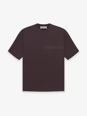 ESSENTIALS JERSEY SS TEE PLUM