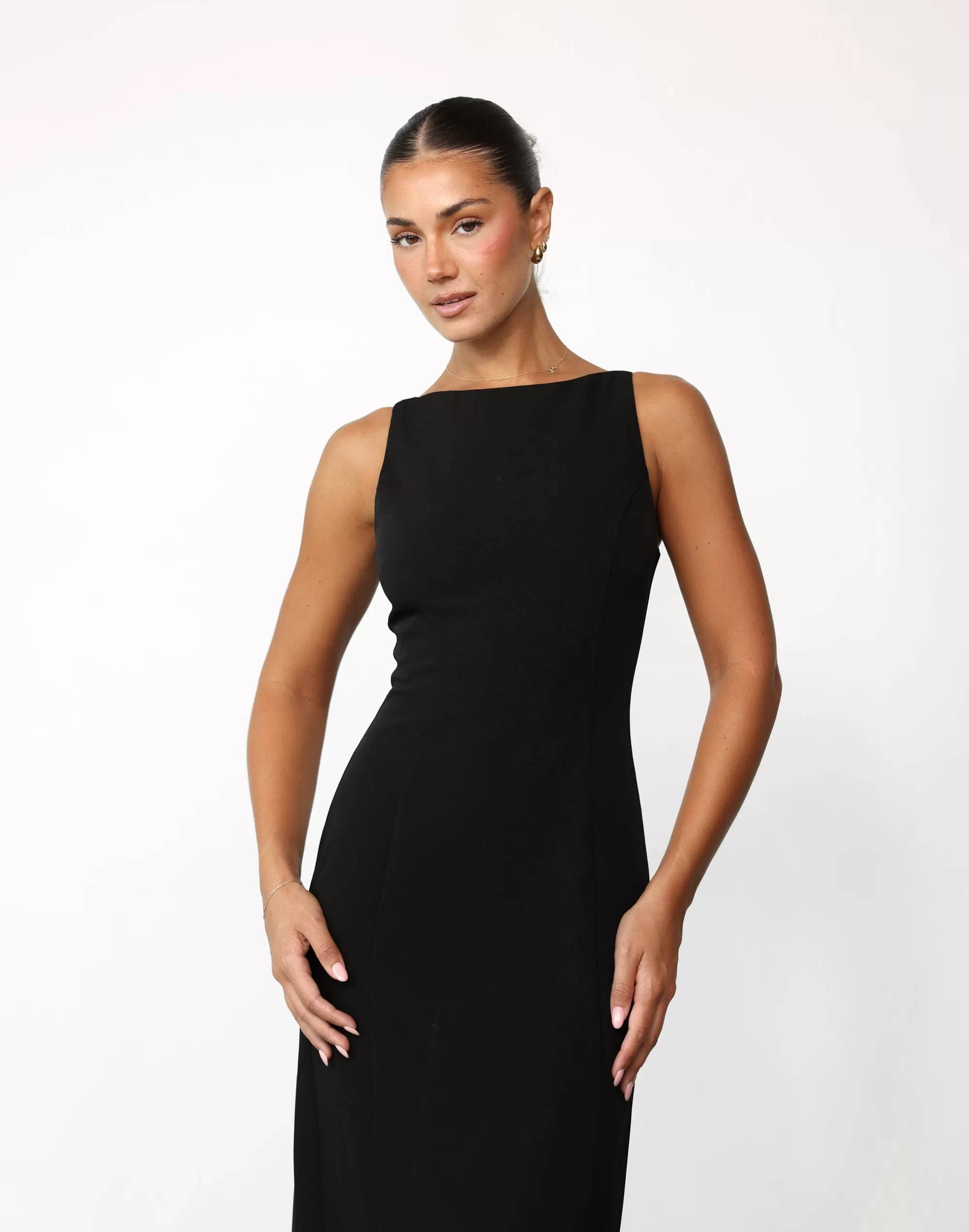 Evelyn Maxi Dress (Black)