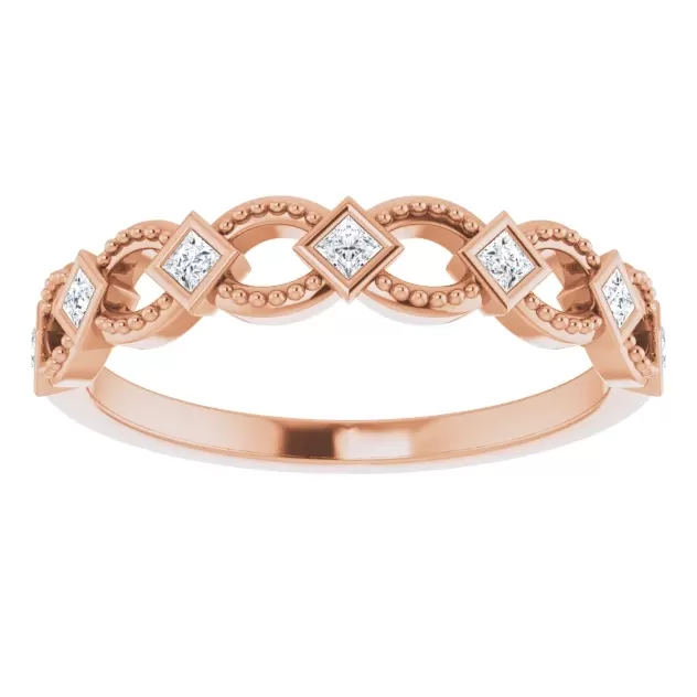 Fabianna 1/6 Diamond Stackable Anniversary Band