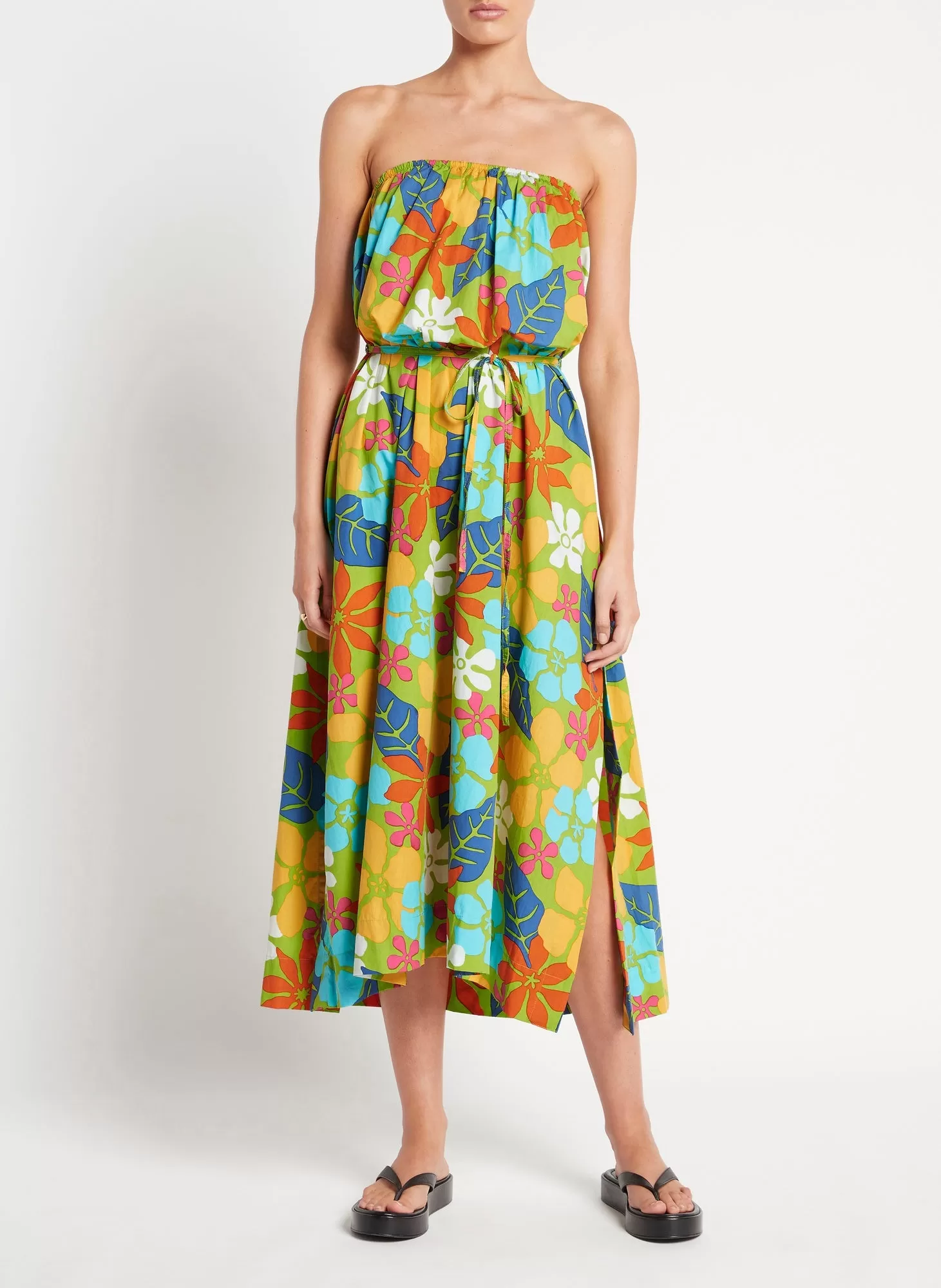 Faithfull The Brand - Meilani Midi Dress - Costa Rei Floral Print