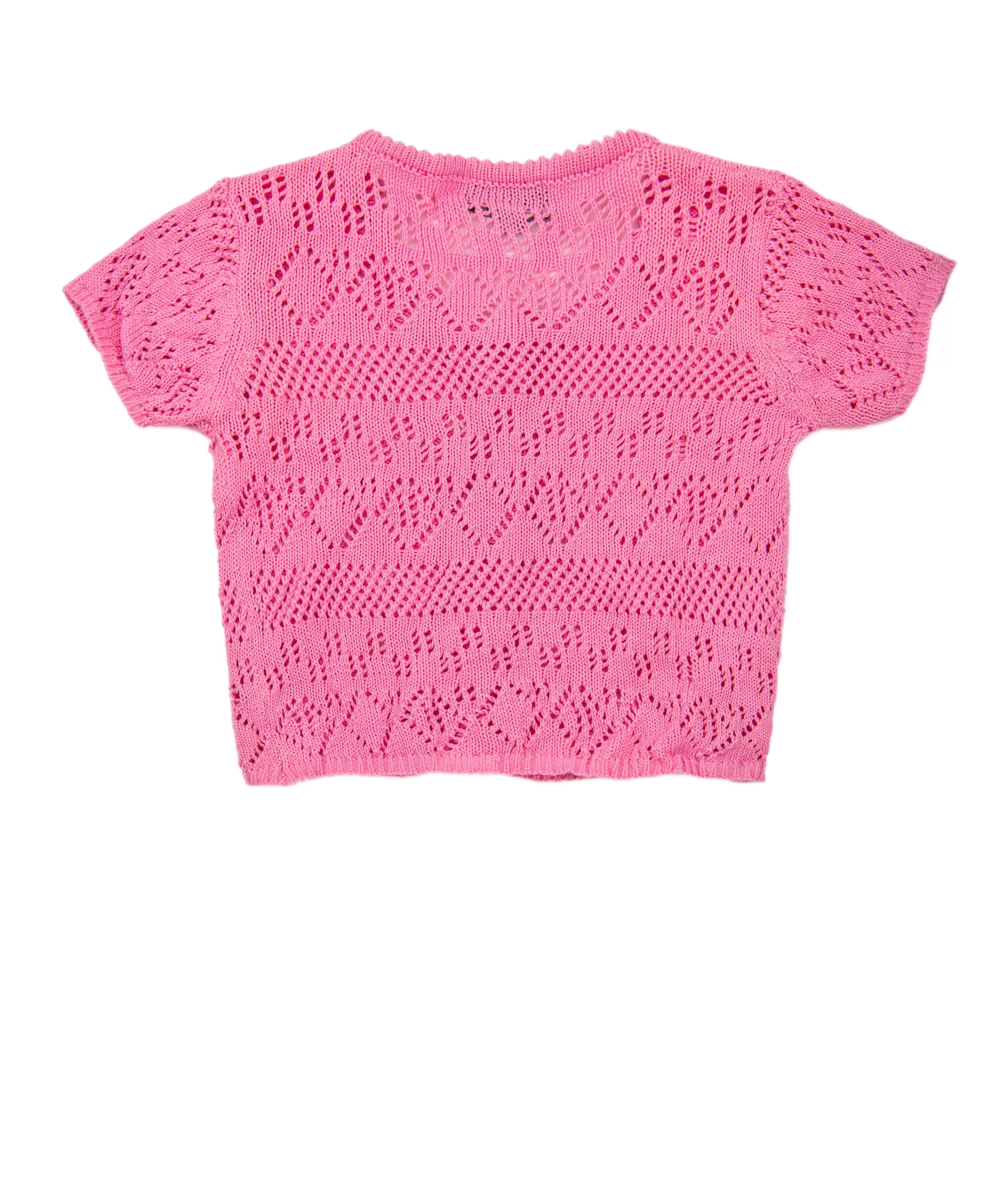 FBZ Girls Short Sleeve Knit Cardigan