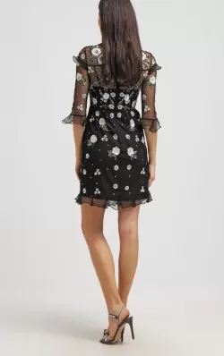 Floral Embroidered Dress