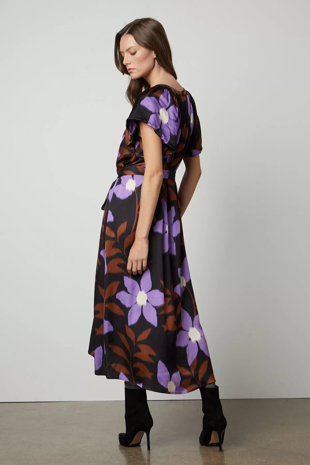 FRANCINE PRINTED MIDI DRESS