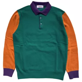 FRESH Delon Knitted Wool Polo Sweater