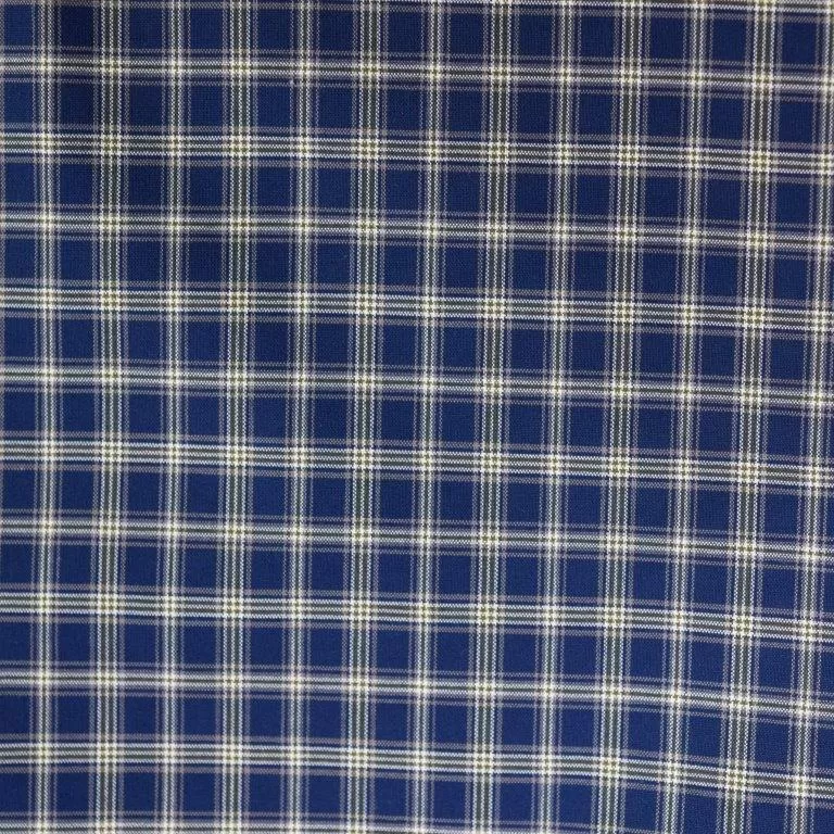 'FX Fusion' Men's Checked Button Down - Navy