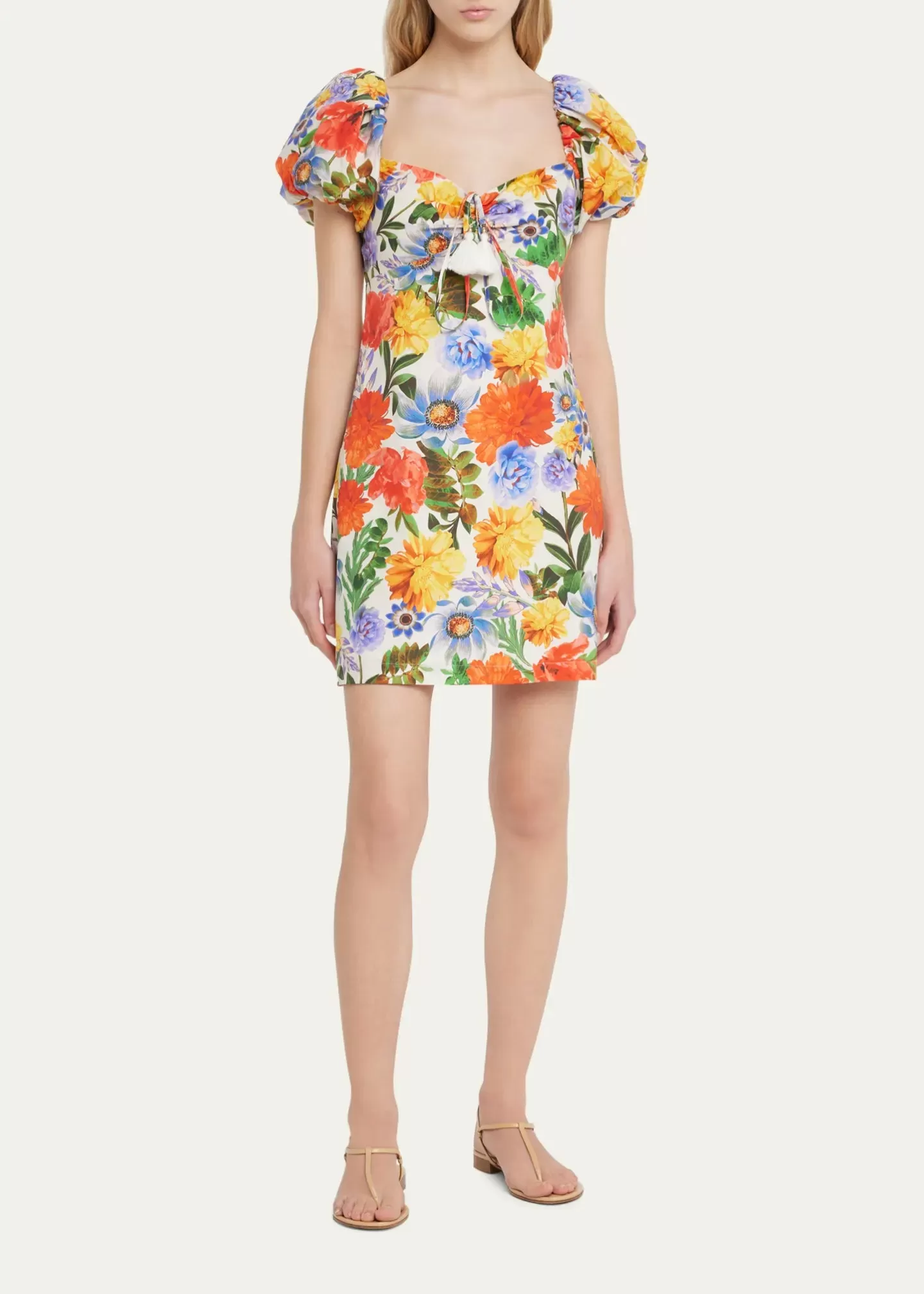 Gigi Dress - Egret Blossoms