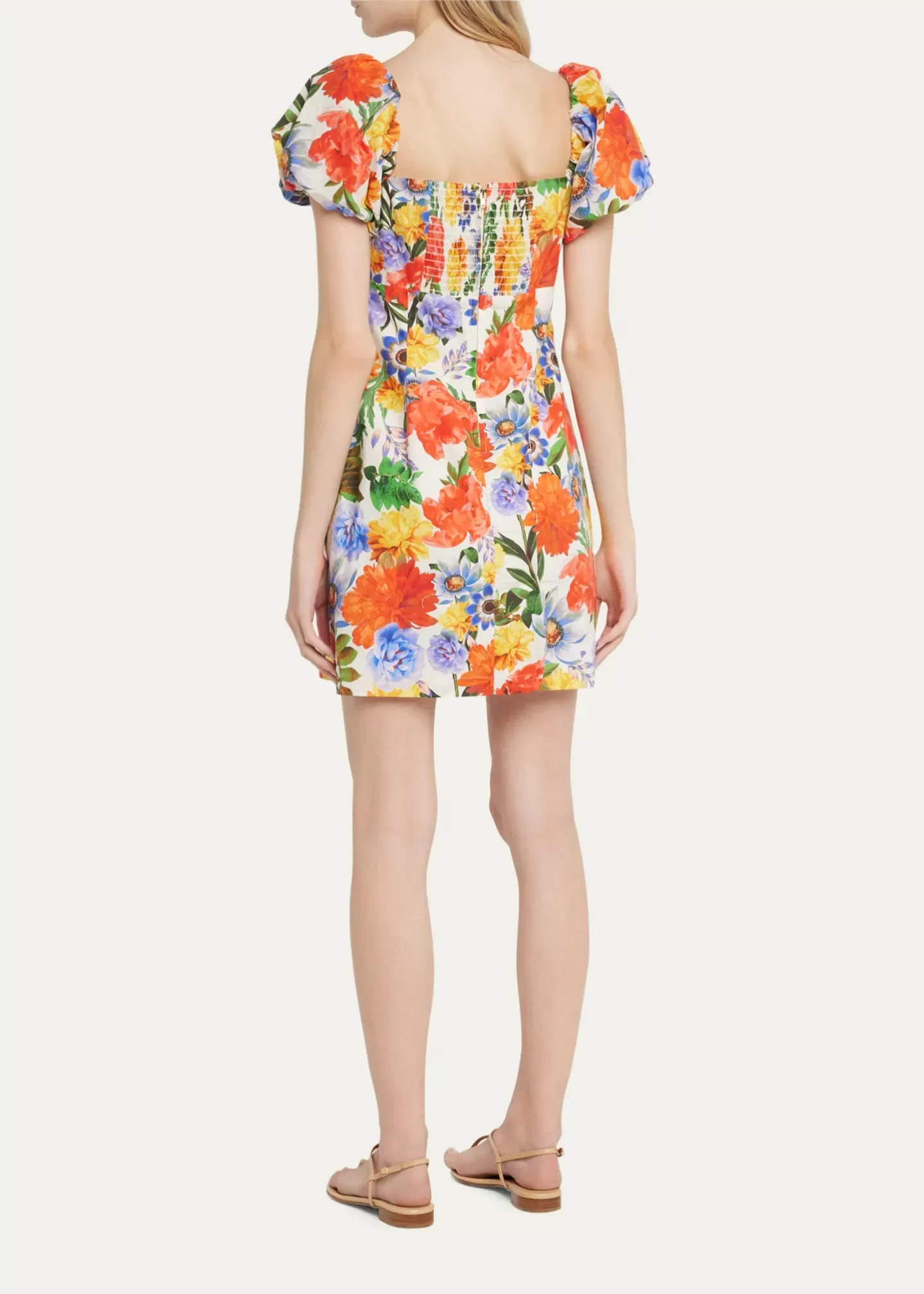 Gigi Dress - Egret Blossoms