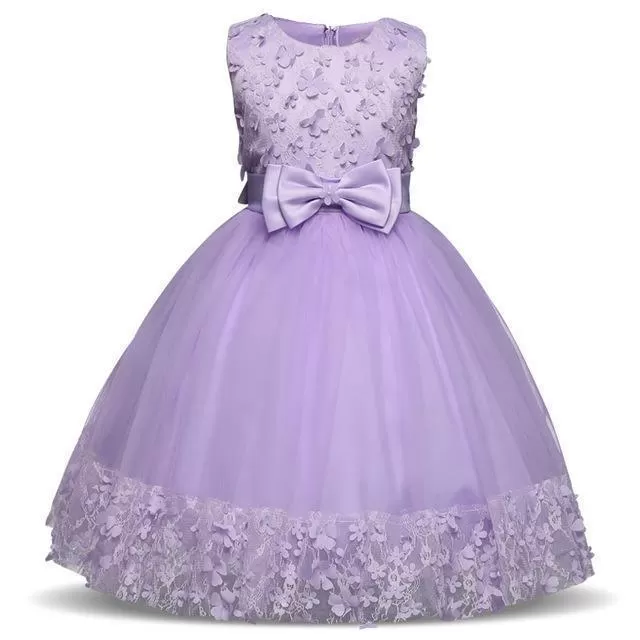 Girls Dresses, Flower Girl Dress, Sleeveless