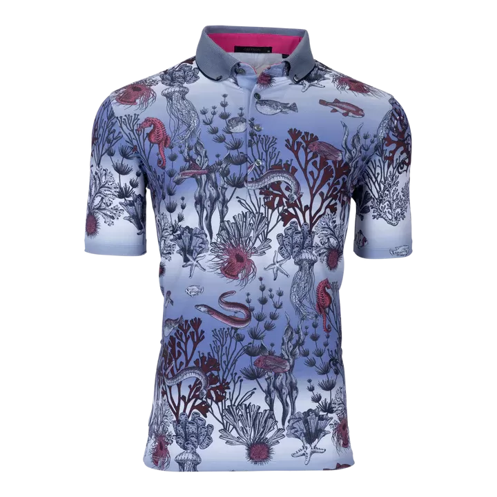 GREYSON Poison Coral Polo