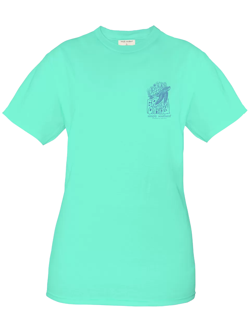 Grow With The Flow Turtle Tracker Short Sleeve T-Shirt