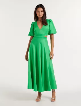 Hadley Tie Back Midi Dress