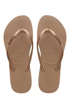 Havaianas Slim in Rose Gold