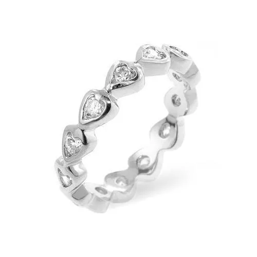 Heart Eternity Ring