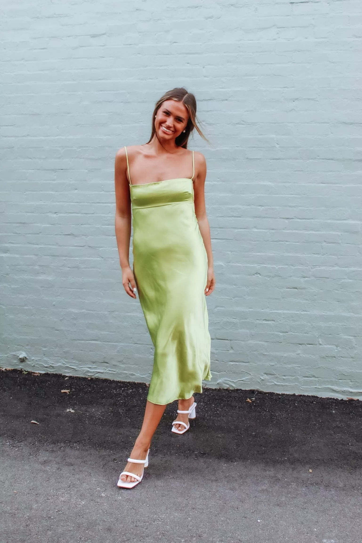 Hint of Lime Dress