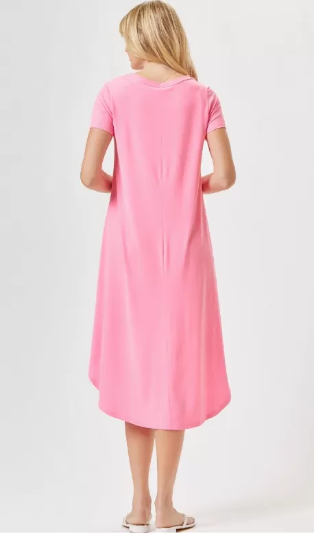 Hold Onto Hope Dress - Neon Pink