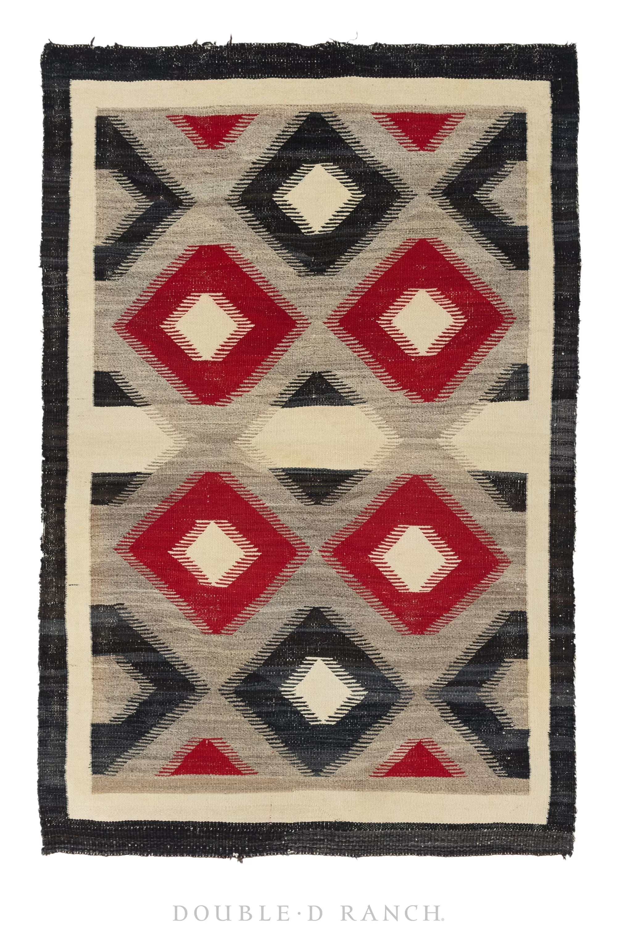 Home, Rug, Navajo, Serrated Diamonds, Vintage, 146