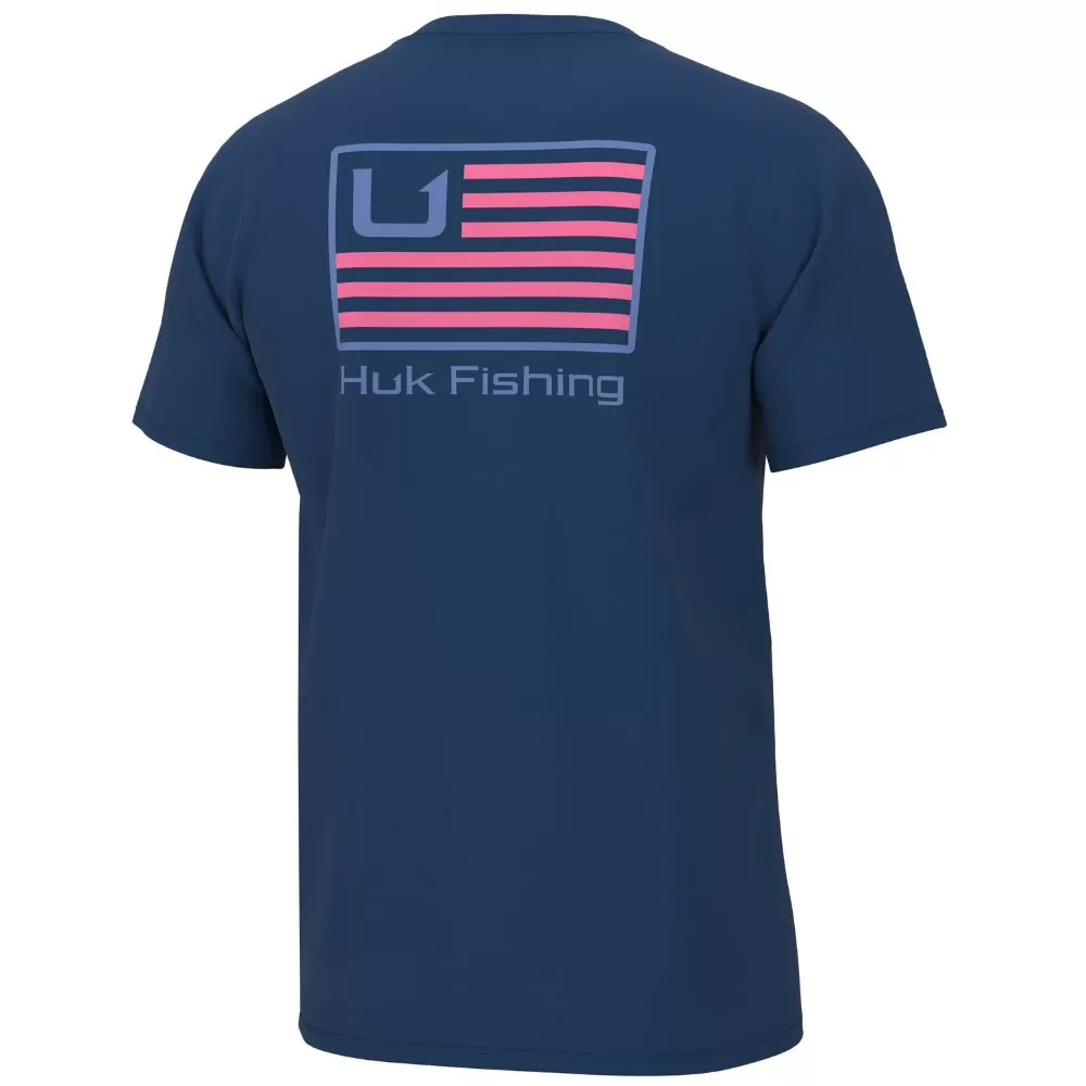 'Huk' Men's Huk and Bars Tee - Set Sail