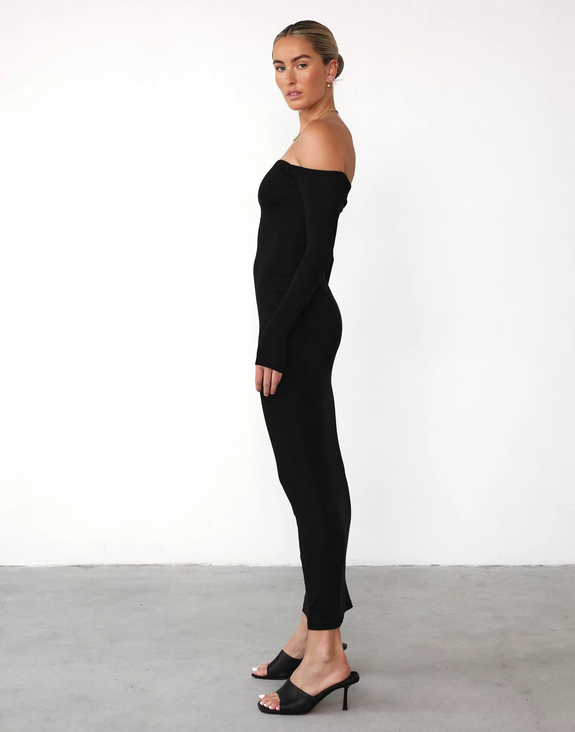 Iris Maxi Dress (Black)