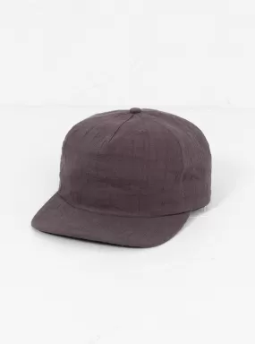 Japanese Cotton Dobby 5 Panel Cap Brown