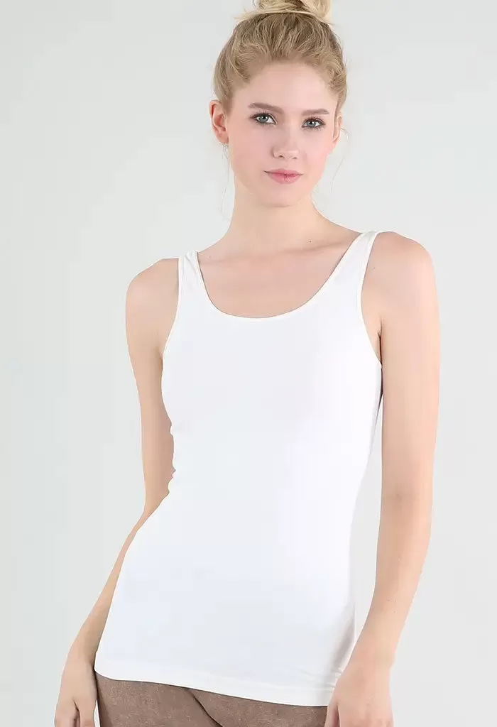 Jersey Tank Top-White