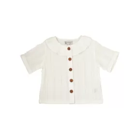 Karibou Kids Sail Away Ruffle Top - White