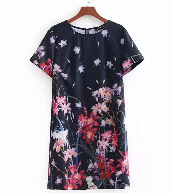 Katie Floral Print Shift Dress