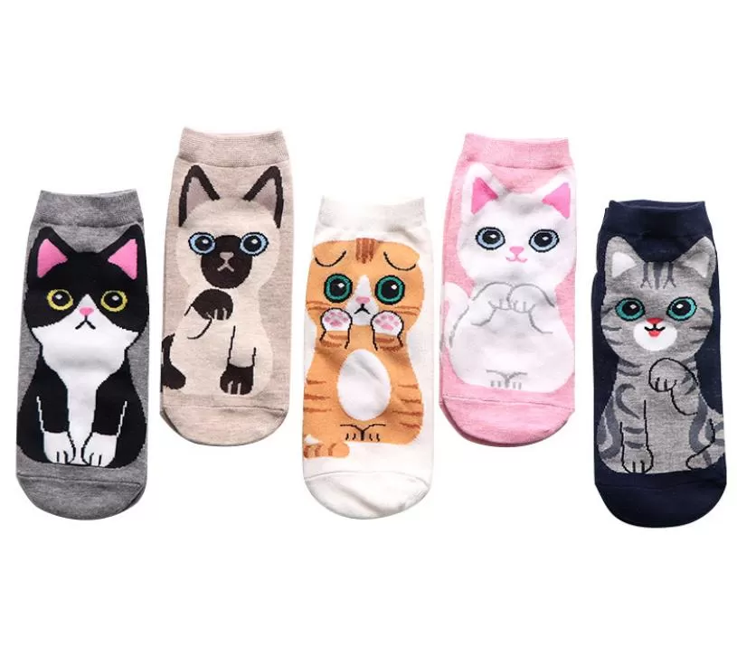 Kawaii Cute Ankle Socks - Scottish Fold