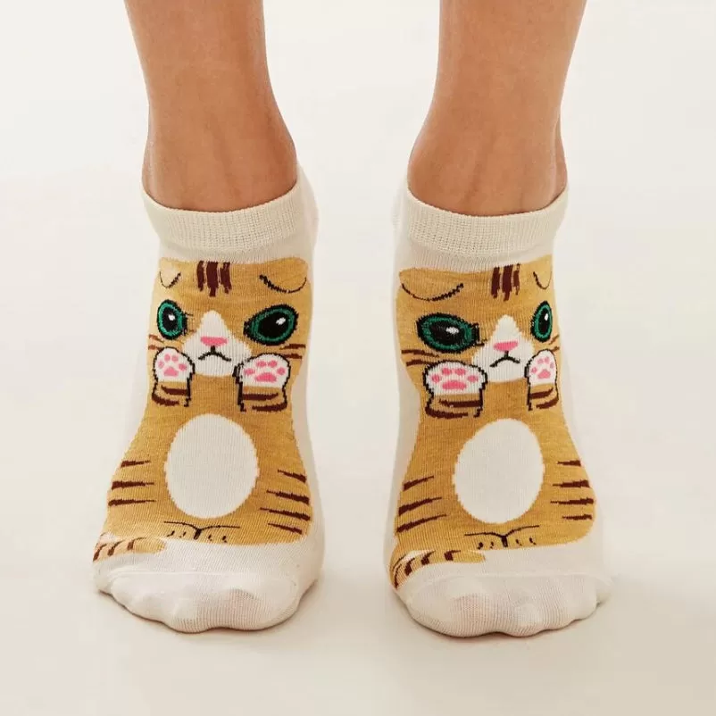 Kawaii Cute Ankle Socks - Scottish Fold