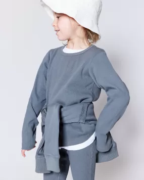 KIDS RIB CREW - ULTIMATE GREY