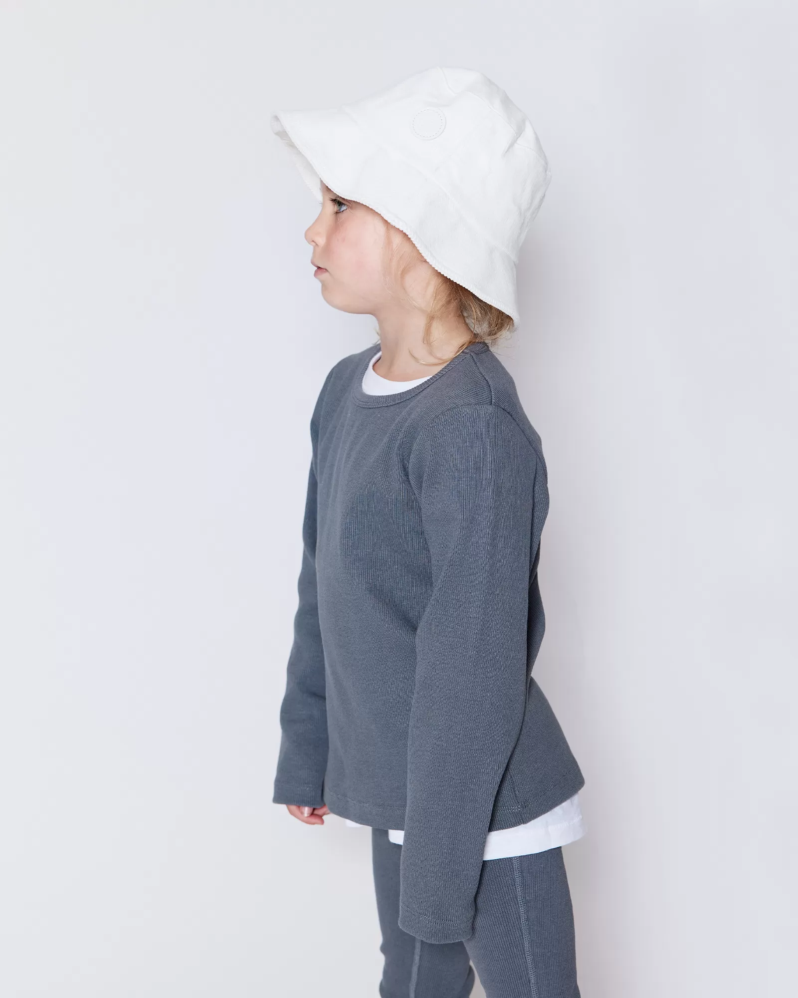 KIDS RIB CREW - ULTIMATE GREY