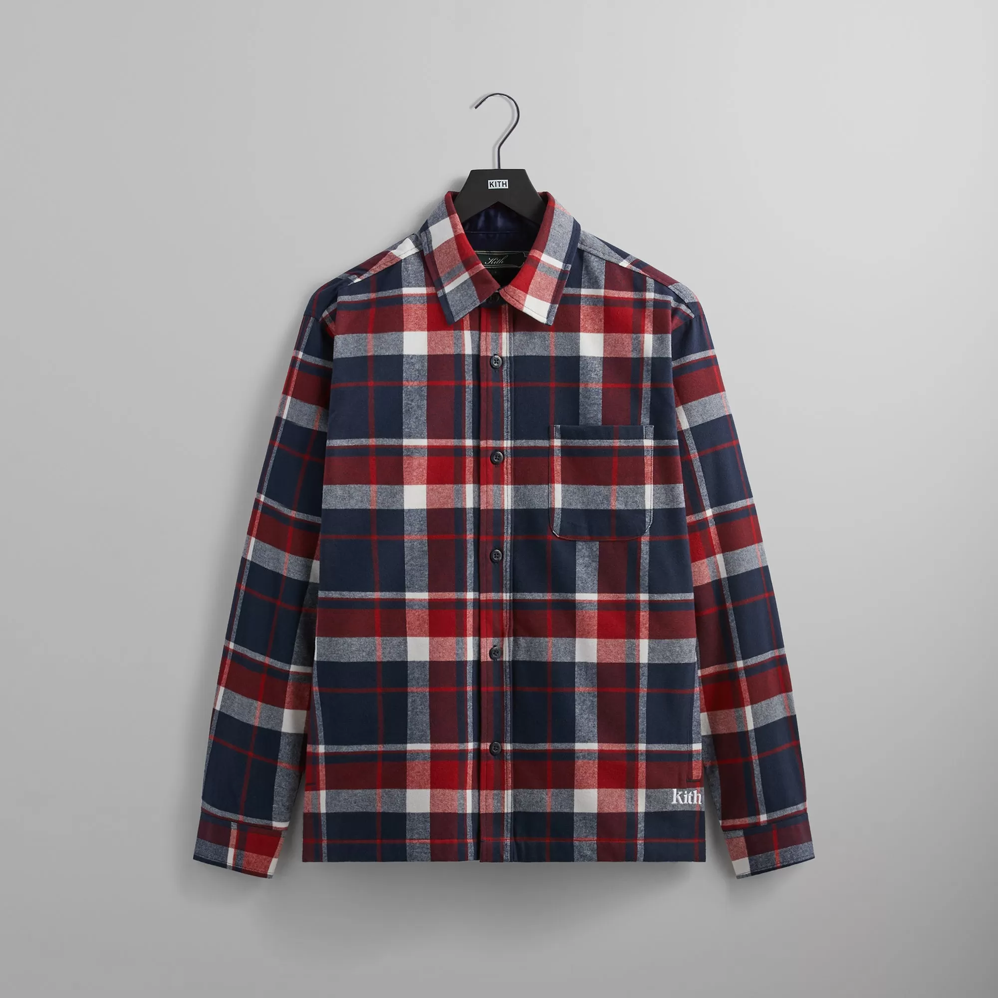 Kith Brushed Flannel Ginza Shirt - Nocturnal