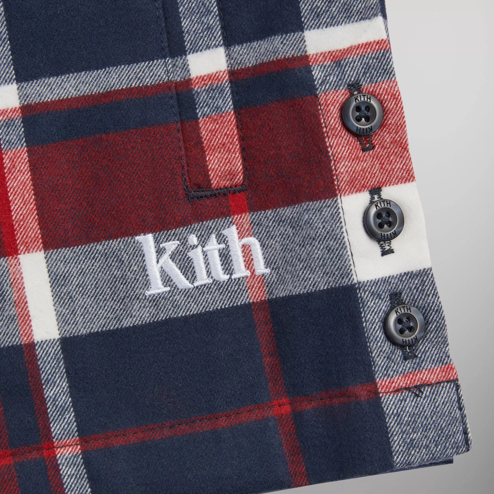 Kith Brushed Flannel Ginza Shirt - Nocturnal