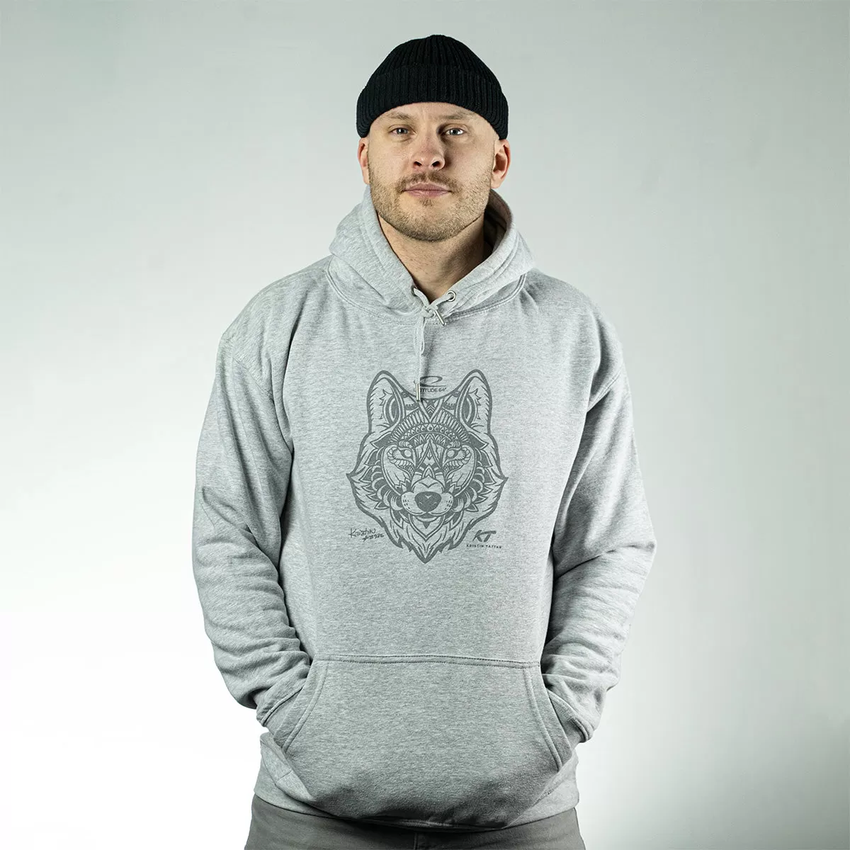 Kristin Tattar Wolf Organic Unisex Hoodie