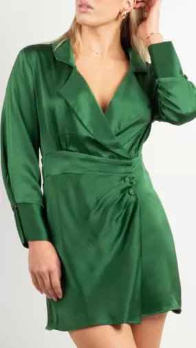 Lane Suited Dress - Vintage Emerald