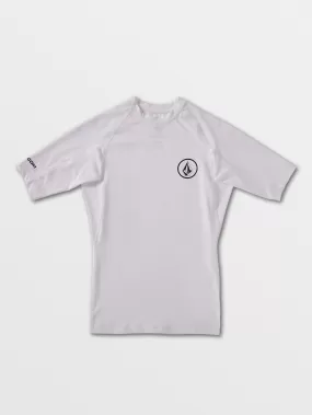 Lido Solid Short Sleeve - White