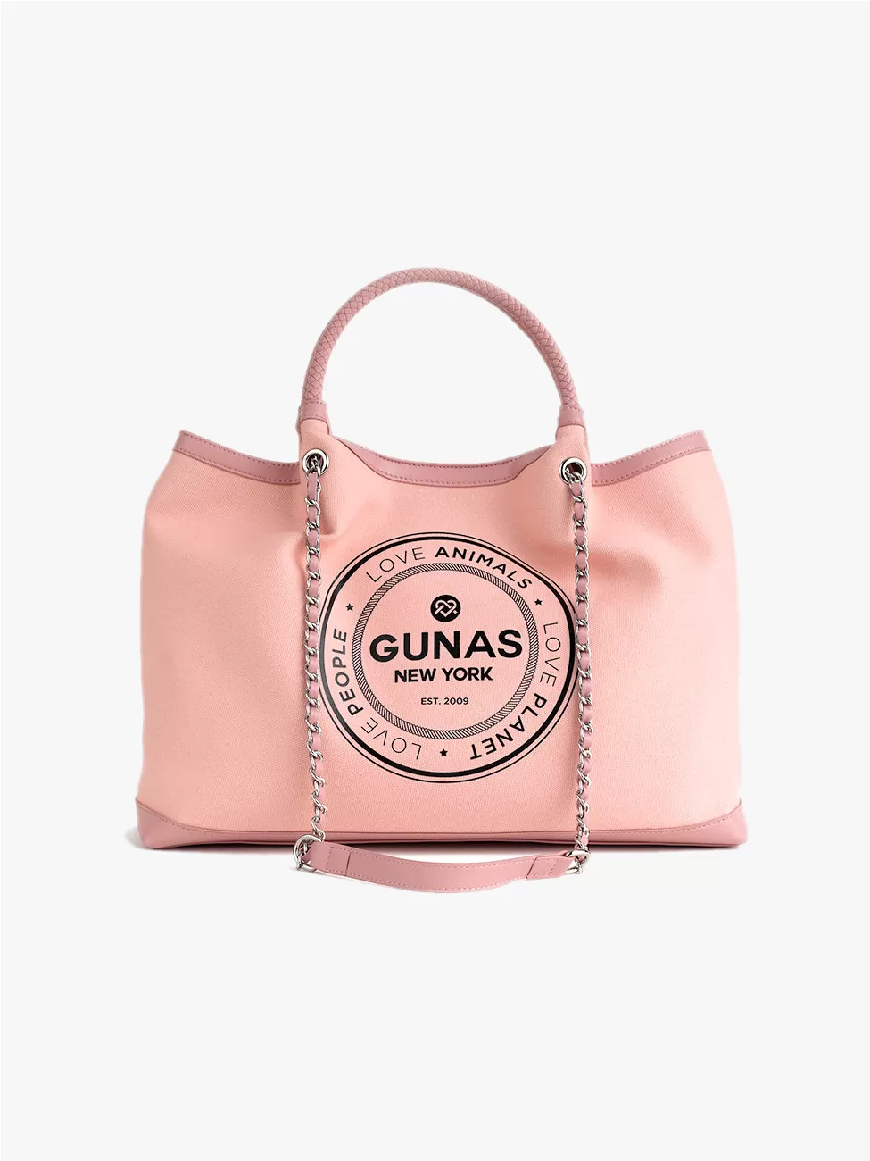 Light Pink Vegan Canvas Tote Ruth