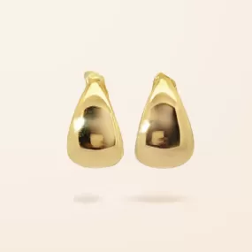 Limited Edition 10K Gold Medium Pear Shape Stud Earrings