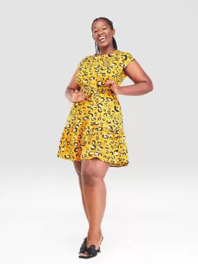 Lizola Rabuor Shift Dress - Mustard