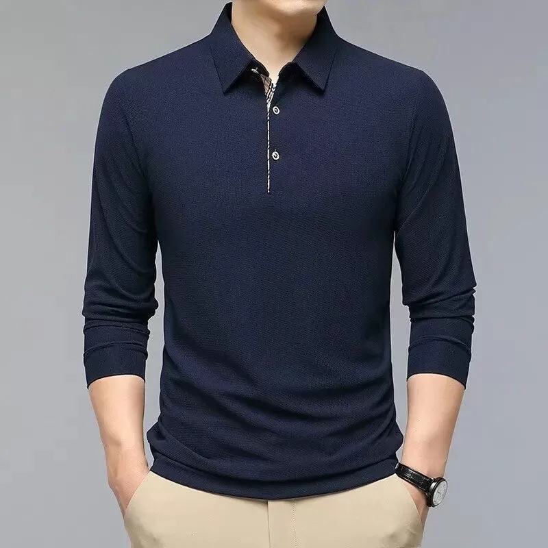 Long Sleeves Polo Shirt for Men