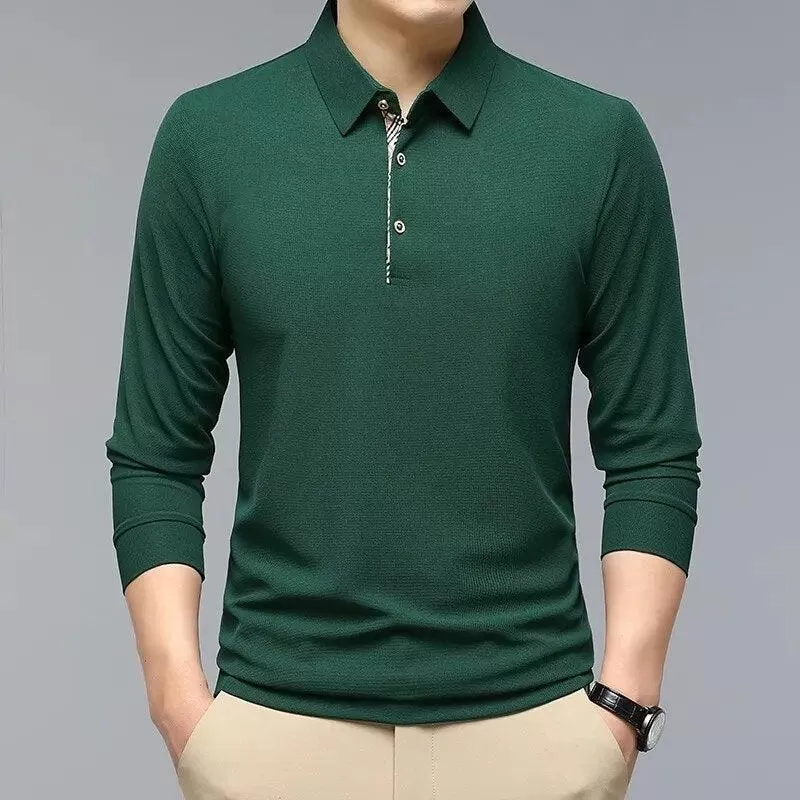 Long Sleeves Polo Shirt for Men