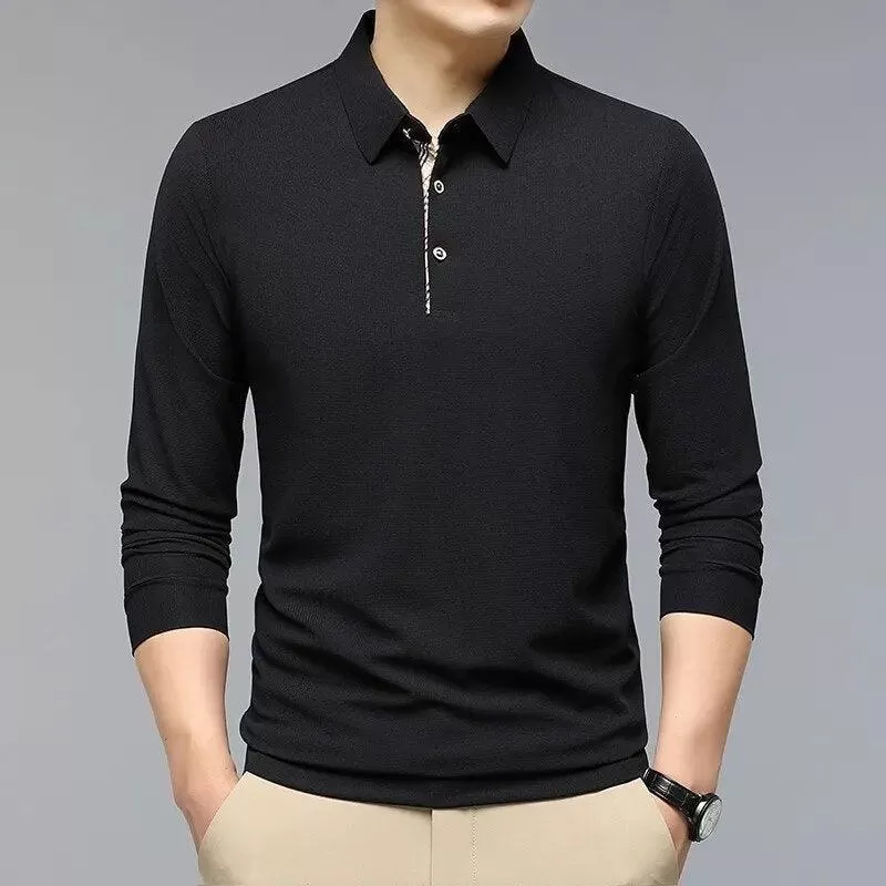 Long Sleeves Polo Shirt for Men