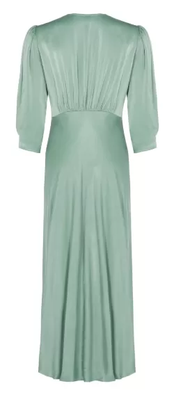 Madison Satin Sage Dress