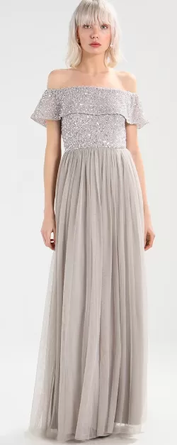 Maura Silver Gown