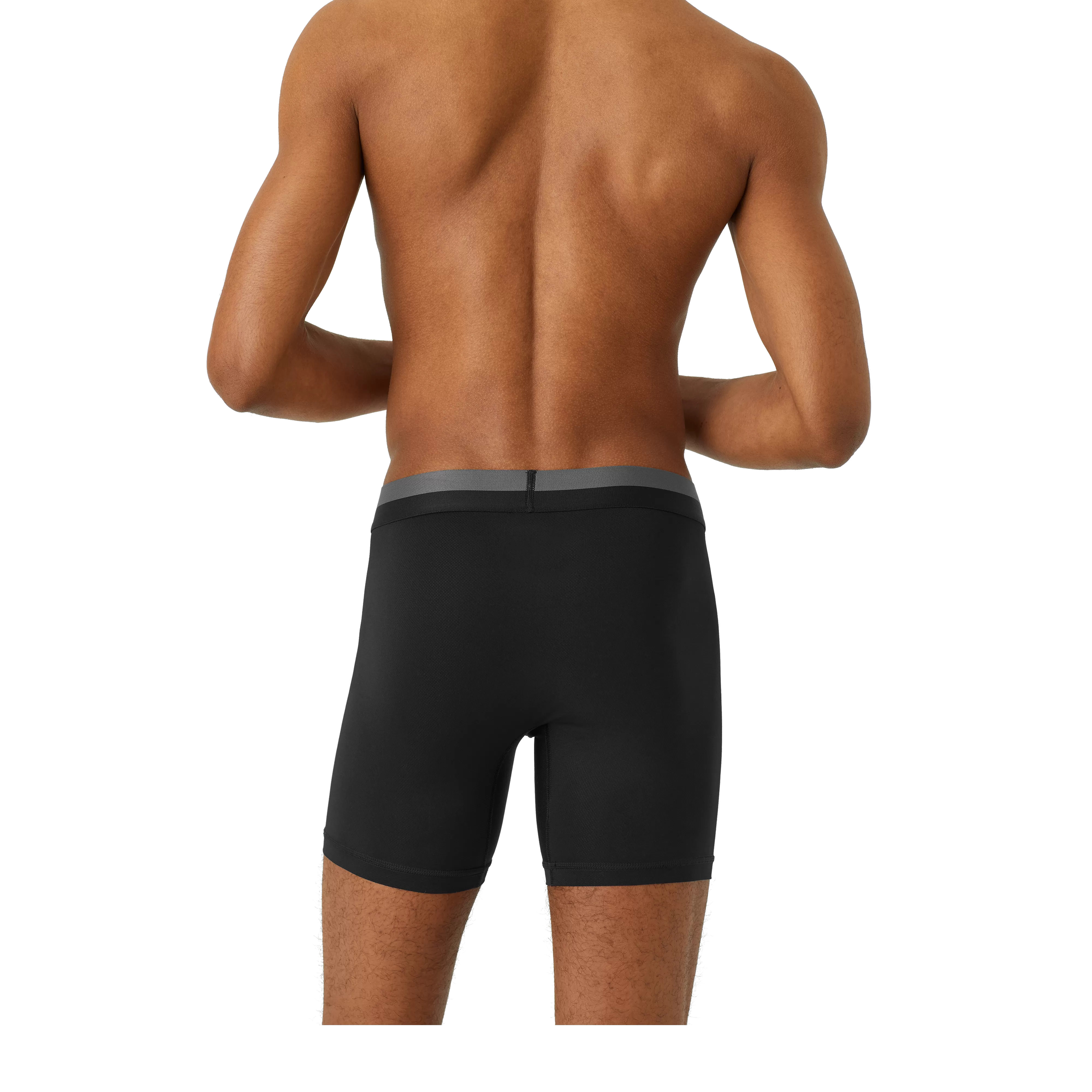 Men's Active Flyless Boxer Brief 6-Pack